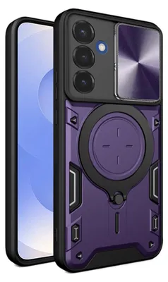 Produktbild von Techsuit CamGuard Pro Back Cover Hülle für Samsung Galaxy S25 - Lila