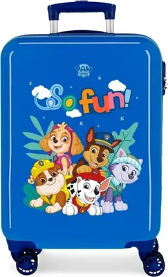 Zdjęcie produktu dla JOUMMABAGS Walizka podróżna ABS Paw Patrol z zabawnym plastikiem ABS, 55 cm