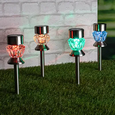 Obrázek produktu pro sada 4 solárních lamp LED