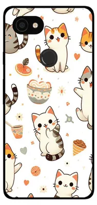 Produktbild von Handyhülle für Google Pixel 3A mit Katzenaufdruck - TPU Backcover Case Cat Design