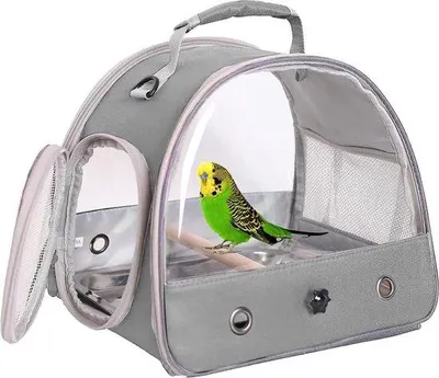 Produktbild von Famanu Transportbox Vogel - Tragetasche für kleine Haustiere