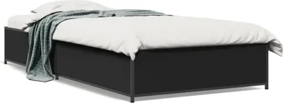 Immagine prodotto di Maison Exclusive - Struttura letto nera 90x200 cm Materiale ligneo e metallo