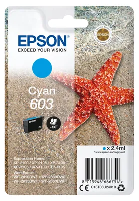 Immagine prodotto di Epson Tintenpatrone ciano 603 T 03U2