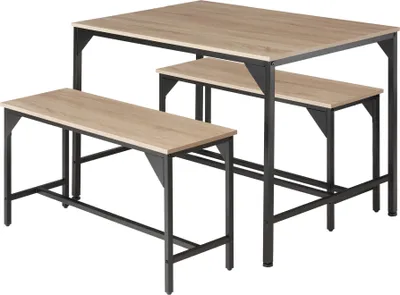 Obrázek produktu pro TecTake 404341, Dřevo, 4 sedadlo/sedadel