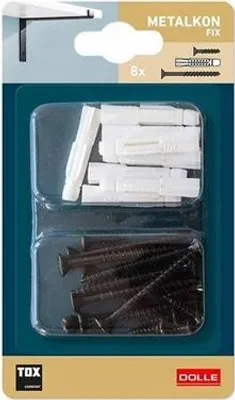 Zdjęcie produktu dla Metalkon Fix. 8 Śrub Czarnych