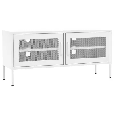Obrázek produktu pro TV skříňka bílá 105 x 35 x 50 cm ocel