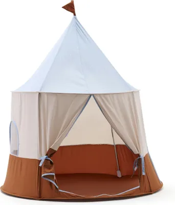 Zdjęcie produktu dla Namiot do zabawy Kids Concept Cyrk niebieski – wysokość 115 cm – od 24 miesięcy Dzieci