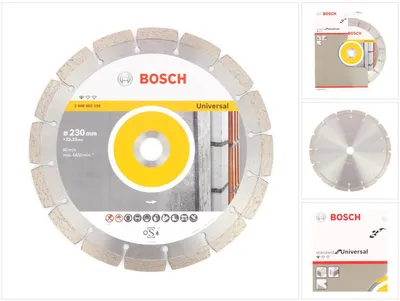 Zdjęcie produktu dla Bosch 2 608 602 195, Tarcza tnąca, Uniwersalne, Bosch, 2,22 cm, 23 cm, 2,3 mm