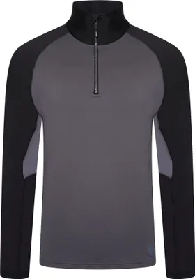 Produktbild von Dare 2B - "Fuser" Thermo-Top mit halbem Reißverschluss für Herren RG7265 (XXL) (Ebenholz-Grau)