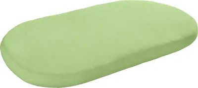 Produktbild von Erwin Müller Baby-Spannbettlaken Erding" apfelgrün 40x70 cm oval"
