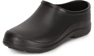 Produktbild von Ladeheid Damen und Herren leichte Eva Clogs Gartenclogs Gartenschuhe LADW001 (Schwarz, 37)