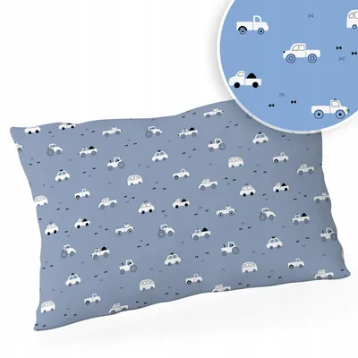 Produktbild von Kinder Kopfkissen 40x60 cm – Kleinkind Kissen – Antiallergisch – 100% Baumwolle