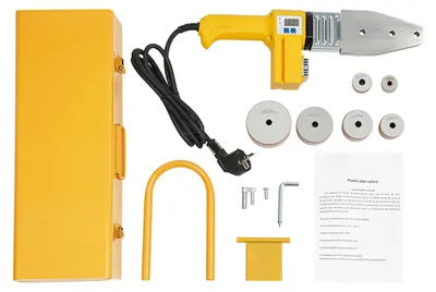 Immagine prodotto di Macchina per saldatura a tubo, display digitale, temperatura regolabile, GIALLO