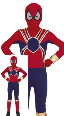 Immagine prodotto di Guirca costume da eroe ragno per ragazzi 5-6 anni 5-6 anni