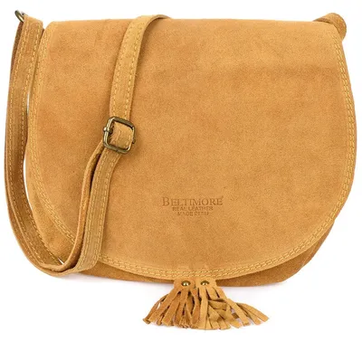Image de Sac à bandoulière en cuir italien pour femme, en forme de fer à cheval