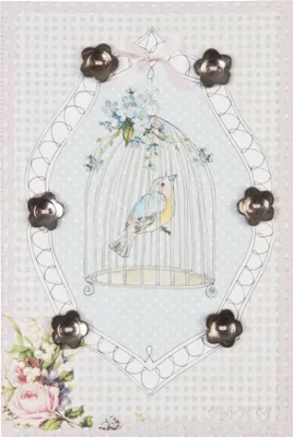 Immagine prodotto di Clayre & Eef Perlenarte, gabbietta per uccelli, 10x15 cm, disponibile in diversi colori