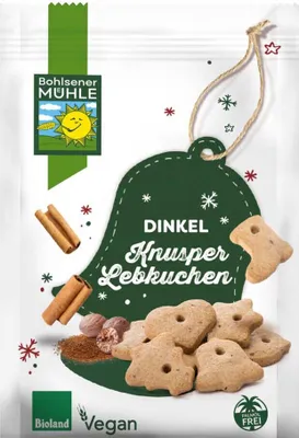 Obrázok produktu pre Špaldové chrumkavé perníkové sušienky 125g