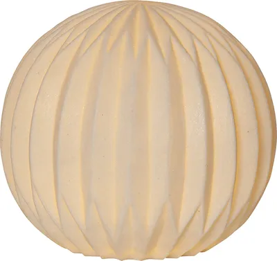 Produktbild von LED Outdoor-Leuchte ,Sandy', Leuchtkugel aus Sandstein, weiß, Ø 30cm
