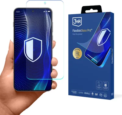 Obrázek produktu pro 3mk Hybridní sklo kompatibilní s OnePlus Nord 5, FlexibleGlass Pro, Nerozbitné sklo 7H, Posílení obrazovky 400 %, tloušťka 0,3 mm, Snadná instalace
