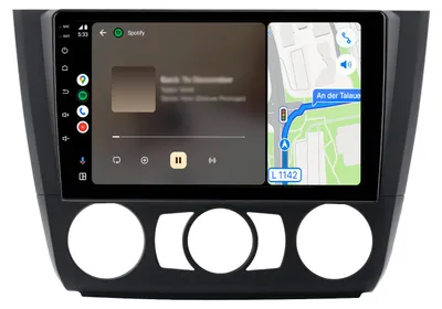 Obrázek produktu pro 64GB autorádio s Androidem pro BMW řady 1 (E81, E82, E87, E88) od roku 2004 – navigace, bezdrátové připojení, CarPlay, GPS, Wi-Fi, DAB+, Bluetooth
