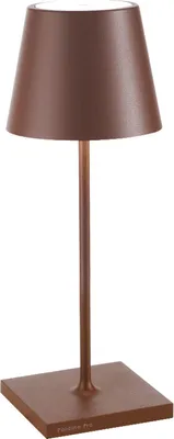 Produktbild von Poldina Pro Mini Corten LED-Tischleuchte, wiederaufladbar und dimmbar mit einer Akkulaufzeit von bis zu 12 Stunden