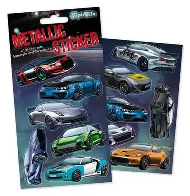 Produktbild von TapirElla Metallic-Sticker Autos