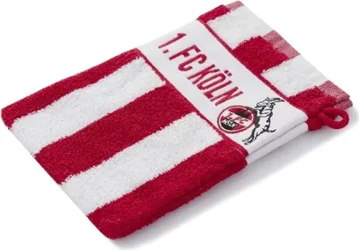 Produktbild von 1. FC Köln Waschhandschuh Blockstreifen