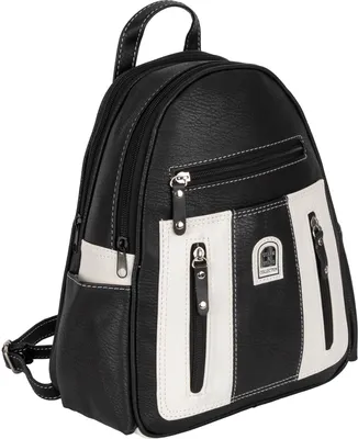 Produktbild von Cityrucksack Damenrucksack Tagesrucksack Stadt Rucksack Bagpack SCHWARZ-WEISS (15118)