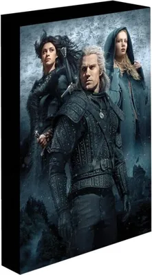 Immagine prodotto di Pittura Witcher illuminata a LED, 30x40 cm