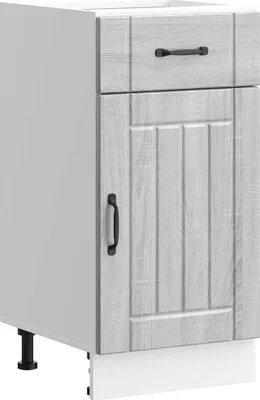 Image de 2025 cloris Armoire basse de cuisine Lucca Gris Sonoma Bois composite - Armoires de cuisine Sale7655457 1parcel