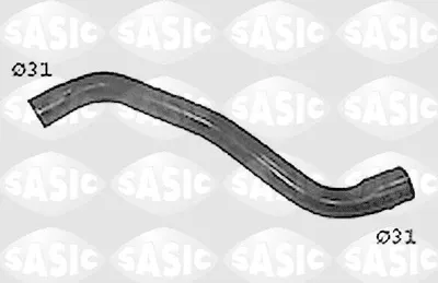 Produktbild von SASIC Kühlerschlauch Wasserschlauch für RENAULT CLIO II (BB0/1/2, CB0/1/2) SWH4305