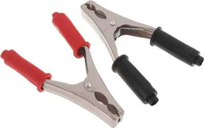 Produktbild von Krokodilstecker 200A groß schwarz lang - SS01591CZA