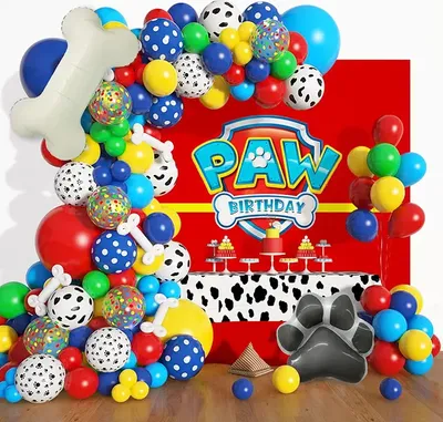 Produktbild von Paw Patrol Pawpatrol Party Set Girlande Deko Kindergeburtstag 141tlg. Geburtstag