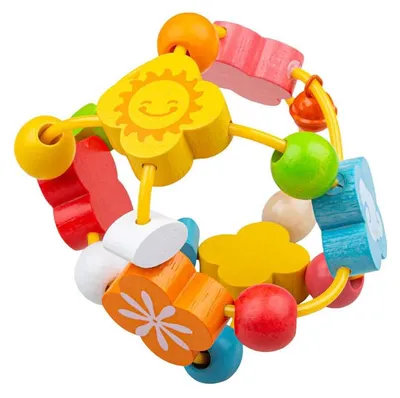 Image de Balle d'activités en bois Bigjigs