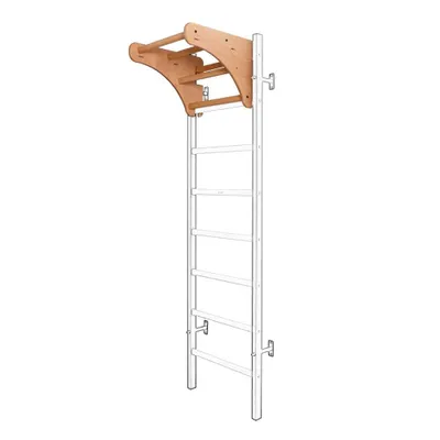 Produktbild von Klimmzugstange PB076 aus Buchenholz, max. 120 kg, für Sprossenwände 200, 500, 700