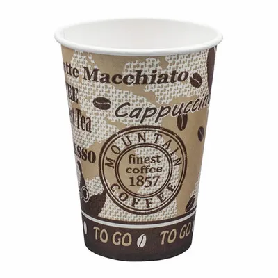 Produktbild von 100x Automatenbecher Kaffeebecher 70,3mm Ø  'Coffee Mountain' 150 ml