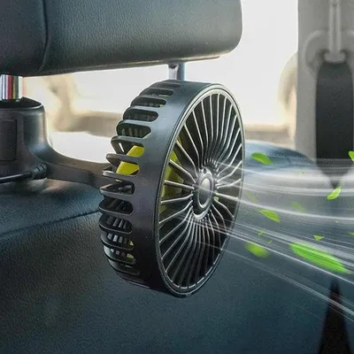 Obrázek produktu pro Malý USB ventilátor do auta, černý