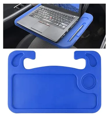 Image de Plateau multifonctionnel pour volant de voiture - Bleu