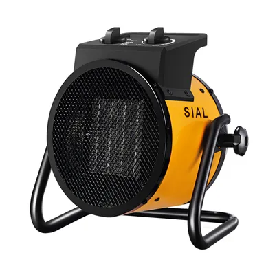 Immagine prodotto di SIAL termoventilatore elettrico da cantiere 2000W in ceramica con termostato 15㎡ - Per garage, cantina, officina - Giallo