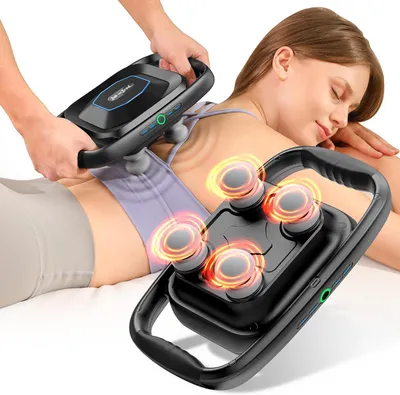 Productafbeelding van AND BRAD TheraPanel massageapparaat met 4 massagekoppen voor diepe spierbehandeling