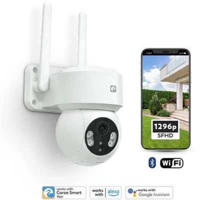 Productafbeelding van Intelligente 360°-WLAN-IP-bewakingscamera voor buiten, 1296P met nachtzicht, 2-weg audio, bewegingsdetectie, app-bediening