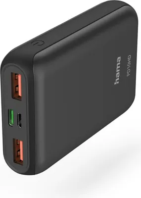 Produktbild von hama PD10-HD Powerbank 10.000 mAh anthrazit