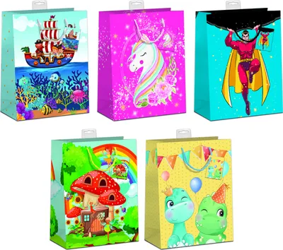 Produktbild von Kindergeburtstag Geschenktaschen "Large" - Preis pro Tüte 2,25