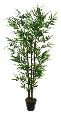 Obrázek produktu pro Mica Decorations Bambusová umělá rostlina - H150 x Ø85 cm - zelená