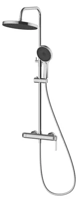 Produktbild von AVAPAX | Duschsystem mit Duscharmatur - Ø 260 mm Kopfbrause - Chrom glänzend - Handbrause mit 3 Strahlarten