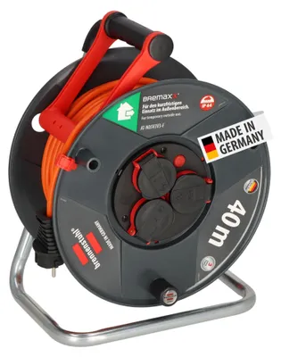 Zdjęcie produktu dla Brennenstuhl Garant V2, bęben kablowy IP44 do użytku zewnętrznego, 40m, AT-N05V3V3-F 3G1,5 – kabel o długości 25m