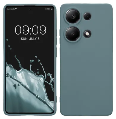 Produktbild von kwmobile Handyhülle für Xiaomi Redmi Note 13 Pro 4G Hülle - weiches Handy Silikon Case - Schutzhülle Cover - Arctic Night