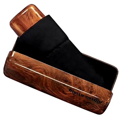 Produktbild von Pierre Cardin Regenschirm schwarz in einer Brillenbox 16 cm