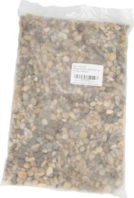 Produktbild von Naturkiesel-Mix, 1kg im Beutel, wählbar in zwei Größen | Dekokiesel, Größe:5-8 mm