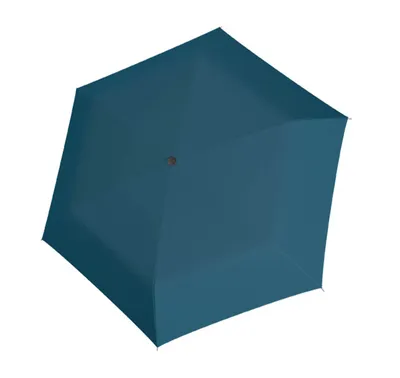 Produktbild von doppler Taschenregenschirm Regenschirm Carbonsteel Mini Slim Seasonal Ultra Blue blau